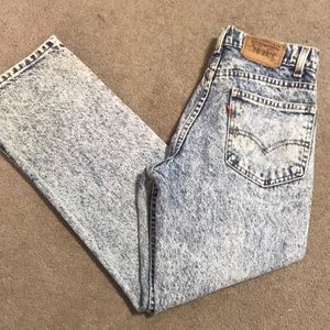 Levi’s orange tab acid wash jeans Vintage